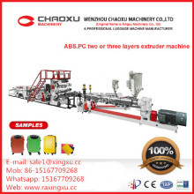 ABS PC Luggage Shell Suitcases Plastic Extruder Production Line Machine